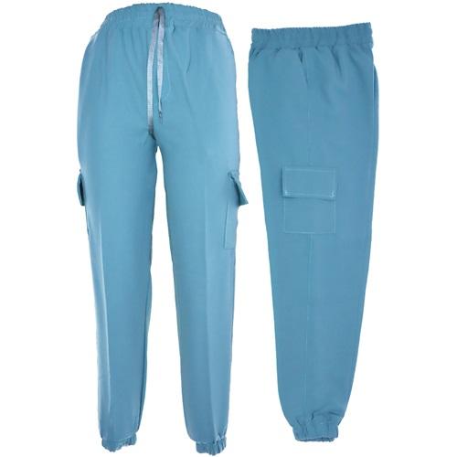 1008 Ayrobin Kız Çocuk Kargo Cep Pantolon 13-16 Yaş