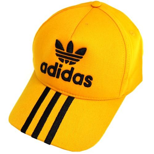 Çizgili Adidas İşlemeli Erkek Şapka