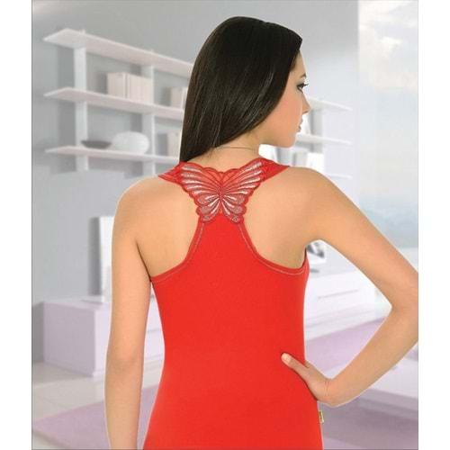 Polkan 2067 Bayan Sırtı Güpürlü Atlet