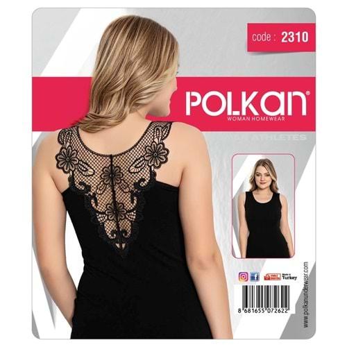 Polkan 2310 Bayan Sırtı Güpürlü Atlet