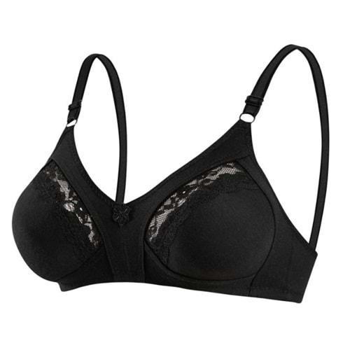 1007B Bayan Toparlayıcı Penye Ara Dantel Battal Sütyen