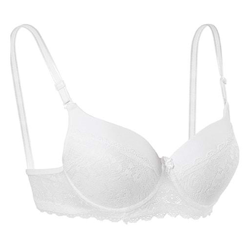 1109 Silikonlu Boş Yarı Dantel Sütyen