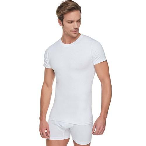 Tutku 0105 Erkek Sıfır Yaka Renkli Fanila Atlet