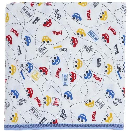 601 Bebek Penye Empirme Desenli Biyeli Kundak 0-1 Yaş