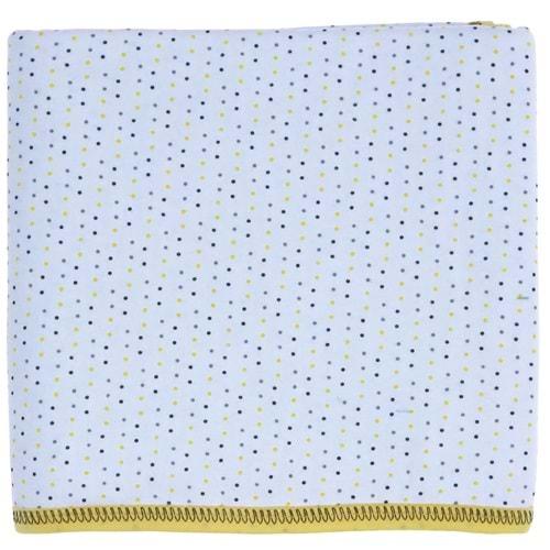 601 Bebek Penye Puanlı Desenli Biyeli Battaniye Kundak 0-1 Yaş