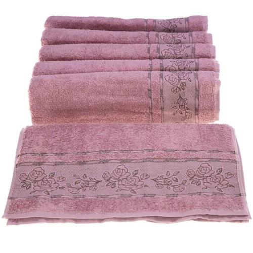 Durul 451 Ece Bukle Jakarlı 2200gr El Yüz Havlusu 50X90 Cm