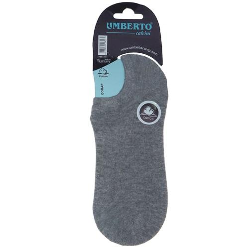 318 Erkek Pamuk Düz Likralı Görünmez Sneakers Patik