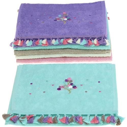 Murat Nakışlı Ponponlu Mutfak Havlusu 30x50 cm