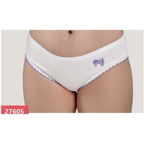 Güryildiz 27605 Kız İnce Bel Ponponlu Biyeli Külot Silp
