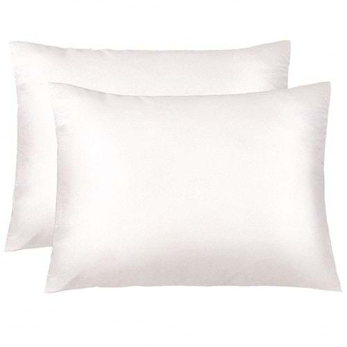 Baktıroğlu Fermuarlı Krem Yastık Yüzü