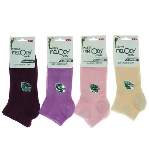 Melody Kız Bamboo Dikişsiz Patik Çorabı